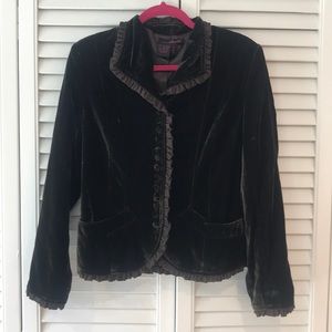 Brown Velvet lightweight blazer